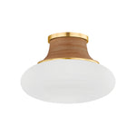 Pearl River Flush Mount LIGHTING - flush mount Hudson Valley Lighting Aged Brass Large