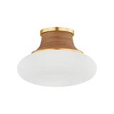 Pearl River Flush Mount LIGHTING - flush mount Hudson Valley Lighting Aged Brass Large