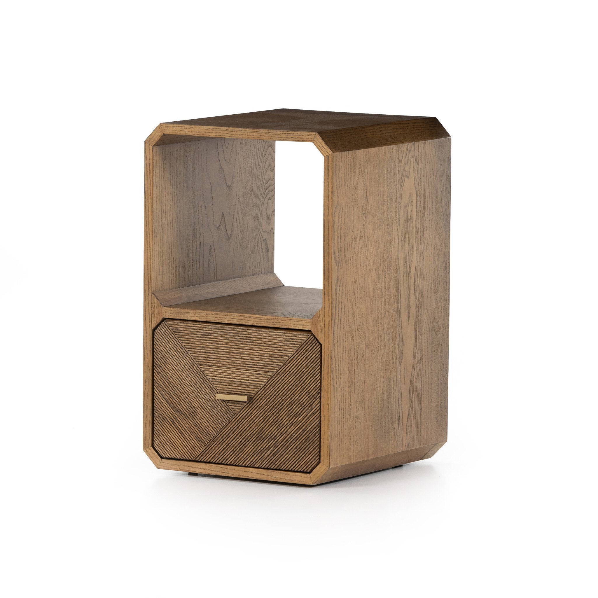 Caspian End Table FURNITURE - side table Four Hands