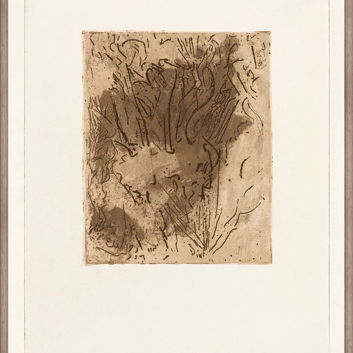 "Monochrome Etching I C.1919" Framed Art Print ARTWORK - framed print Celadon Art