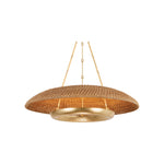 Oaklyn Chandelier LIGHTING - chandelier Hudson Valley Lighting Vintage Gold Leaf Small