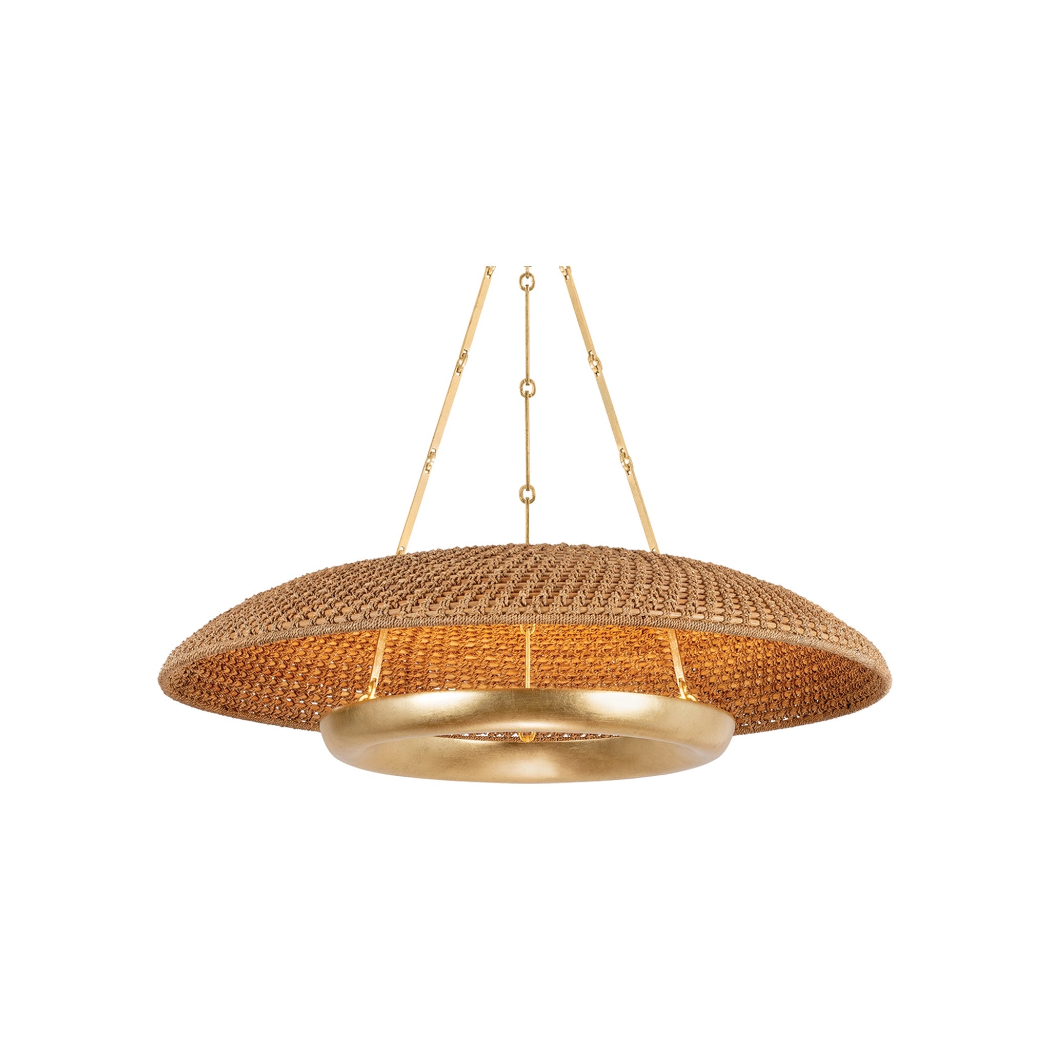 Oaklyn Chandelier LIGHTING - chandelier Hudson Valley Lighting Vintage Gold Leaf Small