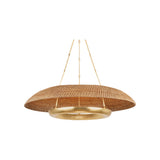 Oaklyn Chandelier LIGHTING - chandelier Hudson Valley Lighting Vintage Gold Leaf Large