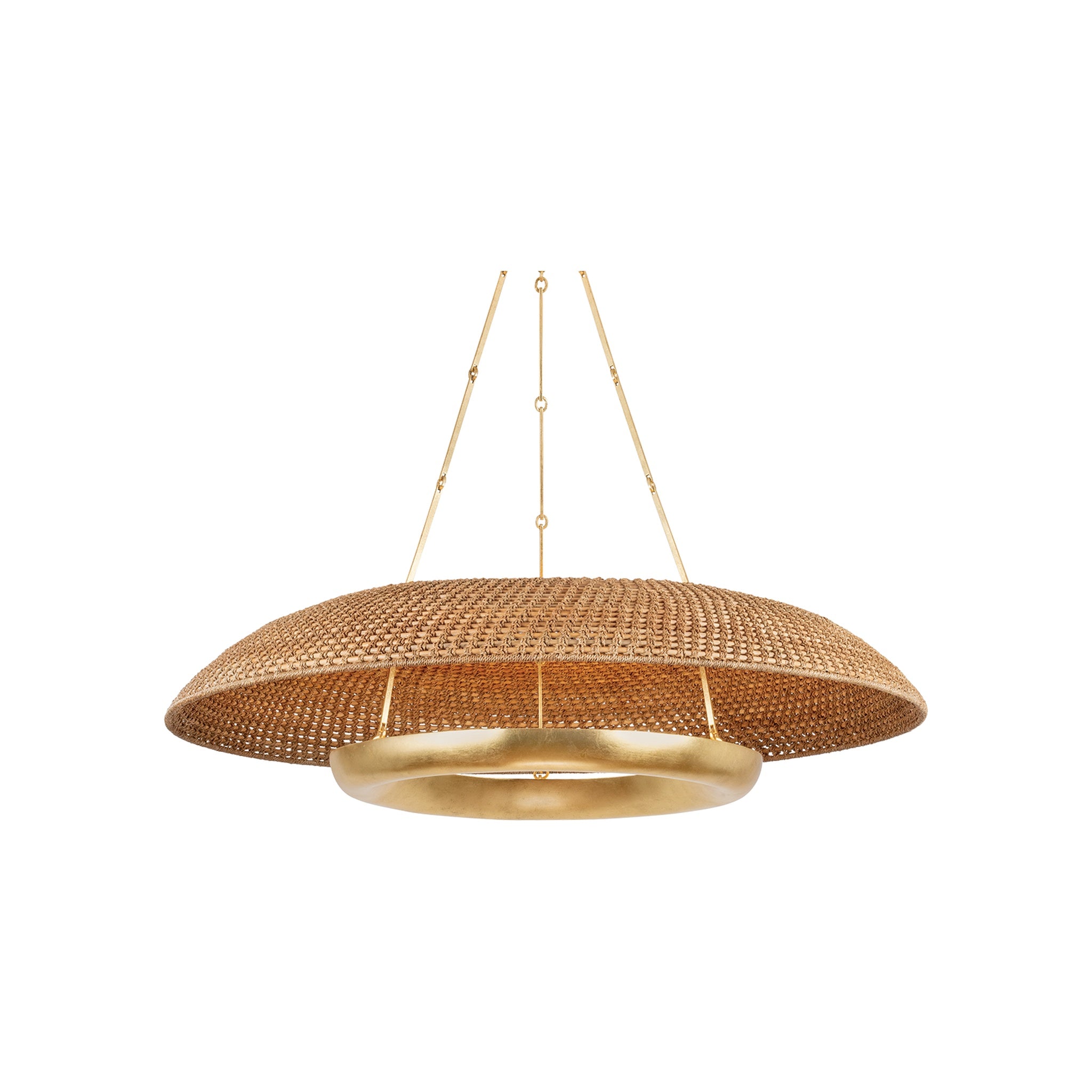 Oaklyn Chandelier LIGHTING - chandelier Hudson Valley Lighting Vintage Gold Leaf Large