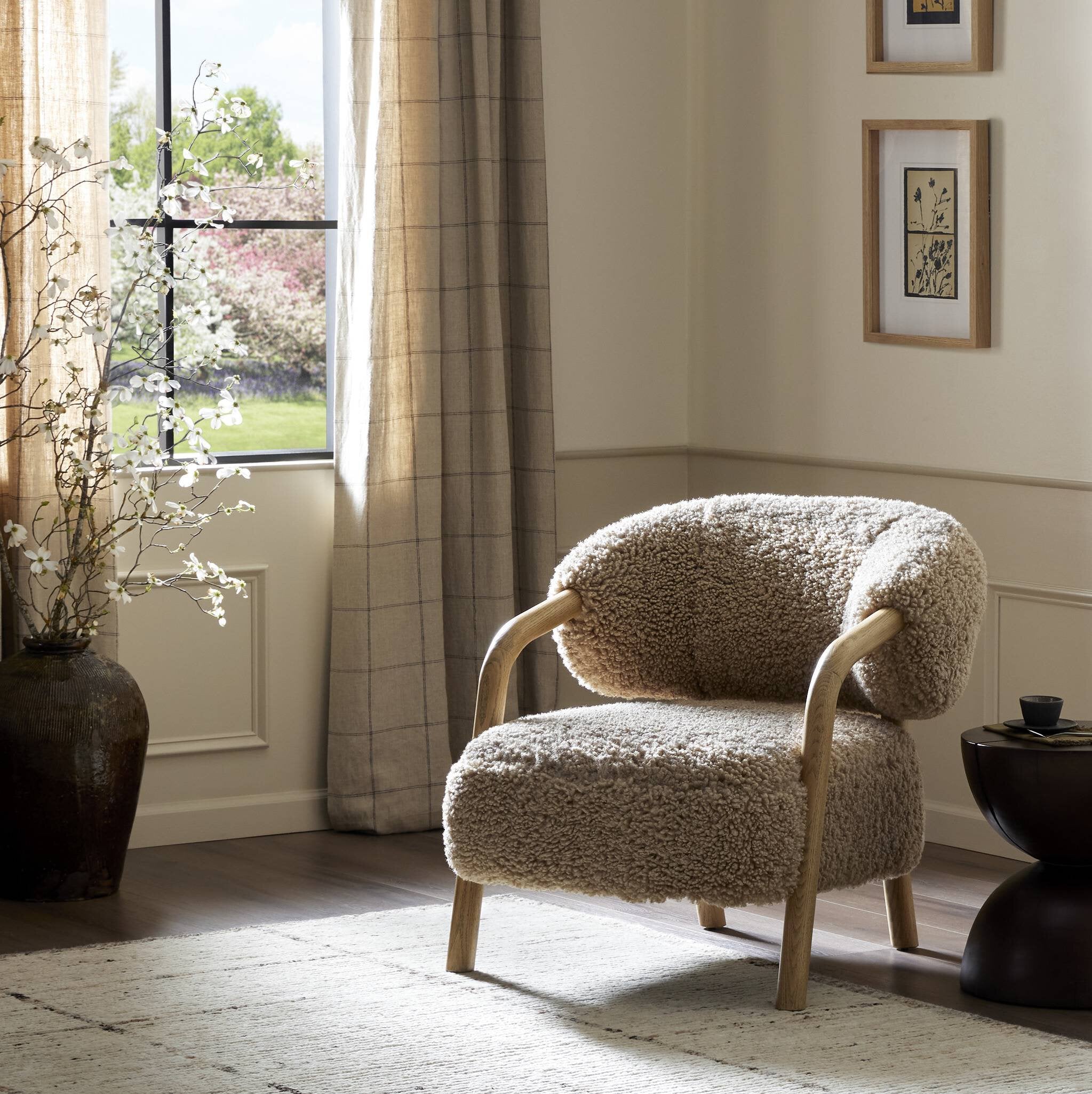 FLOOR MODEL - Brodie Chair - Andes Toast FURNITURE - chairs Four Hands