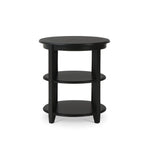 Luna Round 3 Tier Side Table FURNITURE - side table Bramble