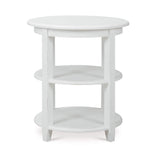 Luna Round 3 Tier Side Table FURNITURE - side table Bramble