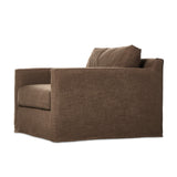 Hampton Slipcover Swivel Chair FURNITURE - lounge chair Four Hands