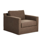 Hampton Slipcover Swivel Chair FURNITURE - lounge chair Four Hands Antwerp Cafe