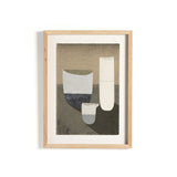 "Bowl and Cup" by Dan Hobday ARTWORK - framed print Four Hands
