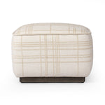 Sinclair Square Ottoman-21" FURNITURE - ottoman Four Hands Sheffield Ivory