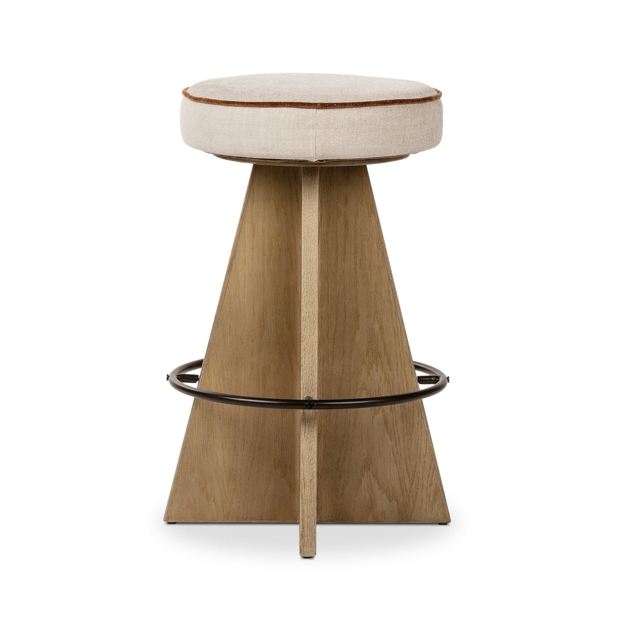 Damon Swivel Counter Stool FURNITURE - bar/counter stool Four Hands