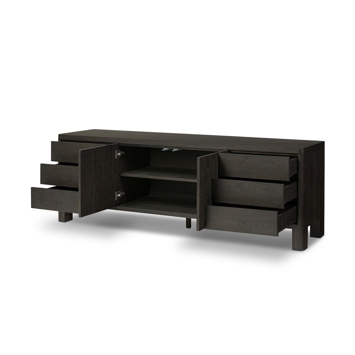 Noeline Media Console FURNITURE - media consoles Four Hands