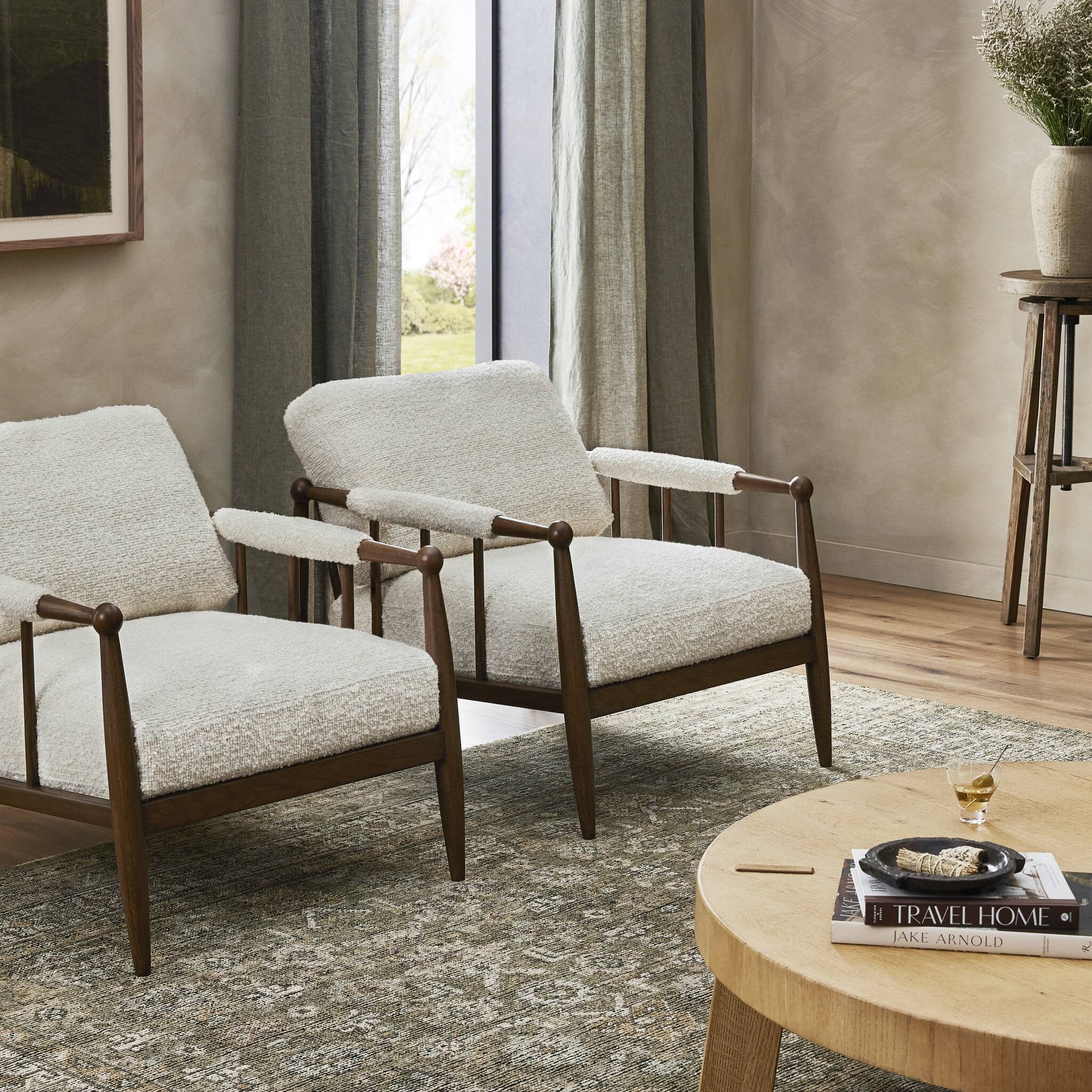 Warren Chair - Ivan Snow FURNITURE - lounge chair Four Hands