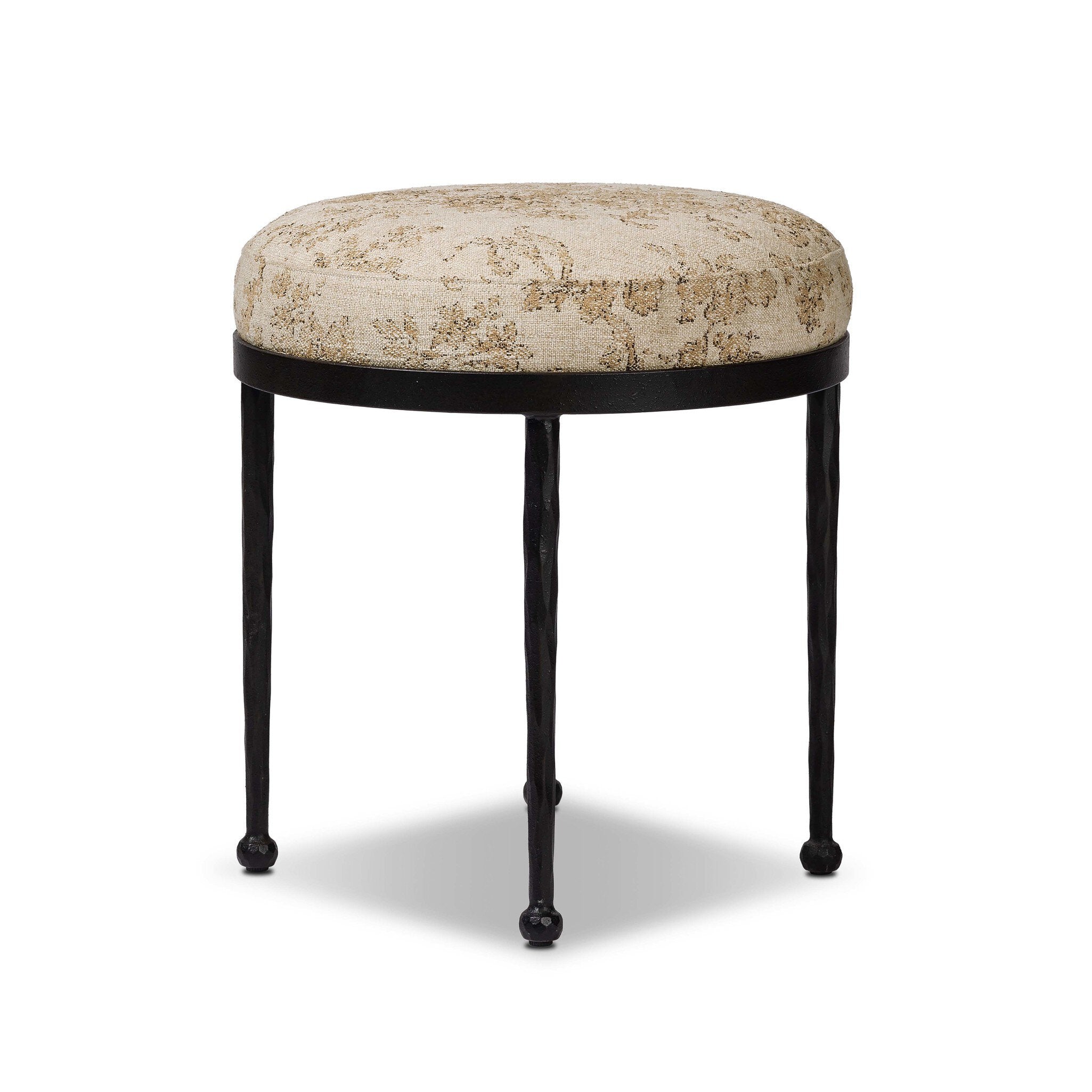 Corinne Accent Stool FURNITURE - ottoman Four Hands Fallingbrook Natural