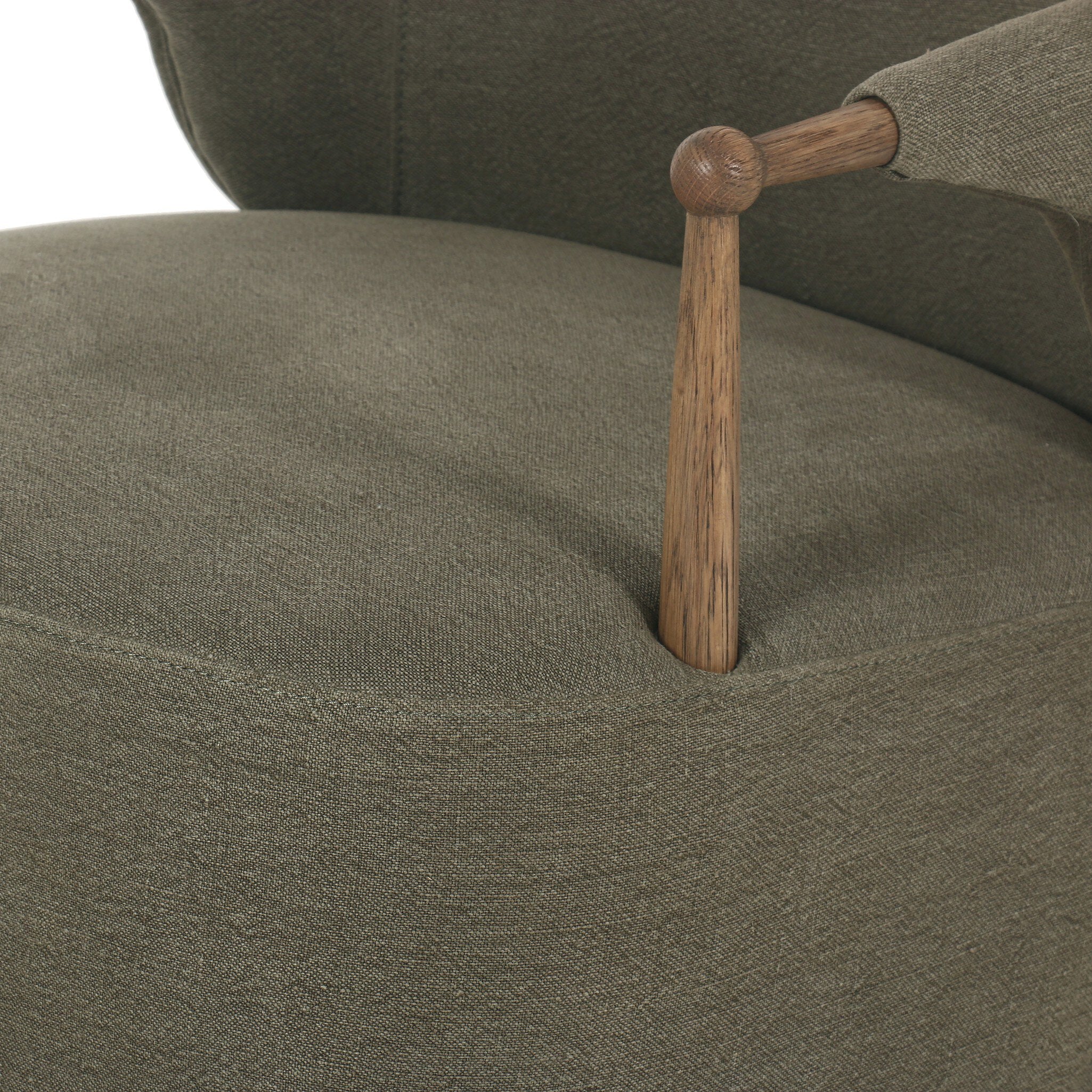 FLOOR MODEL - Brently Chair - Broadway Olive FURNITURE - floor model Four Hands