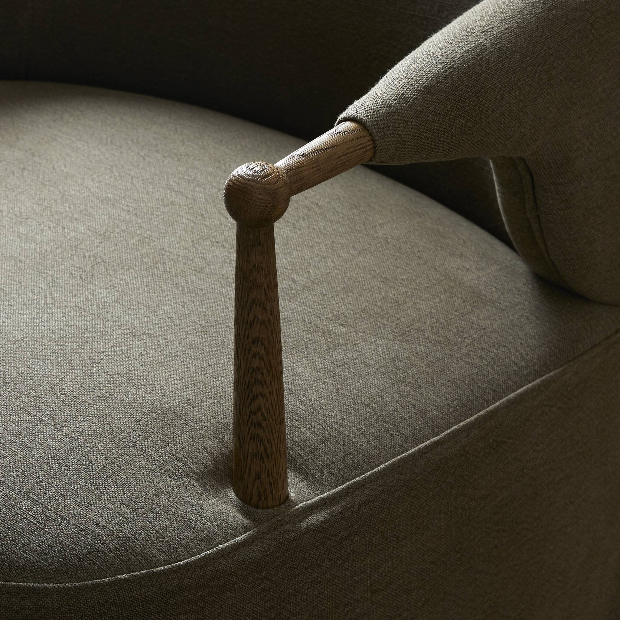 FLOOR MODEL - Brently Chair - Broadway Olive FURNITURE - floor model Four Hands