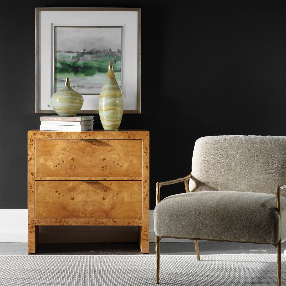 Indie 2 Drawer Chest FURNITURE - Cabinet Uttermost