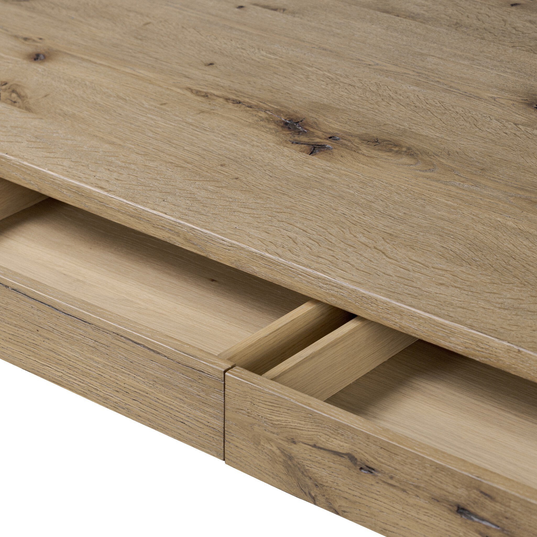 FLOOR MODEL - Edison Desk - Worn Oak FURNITURE - floor model Four Hands