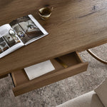 FLOOR MODEL - Edison Desk - Worn Oak FURNITURE - floor model Four Hands