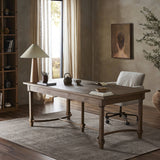 FLOOR MODEL - Edison Desk - Worn Oak FURNITURE - floor model Four Hands