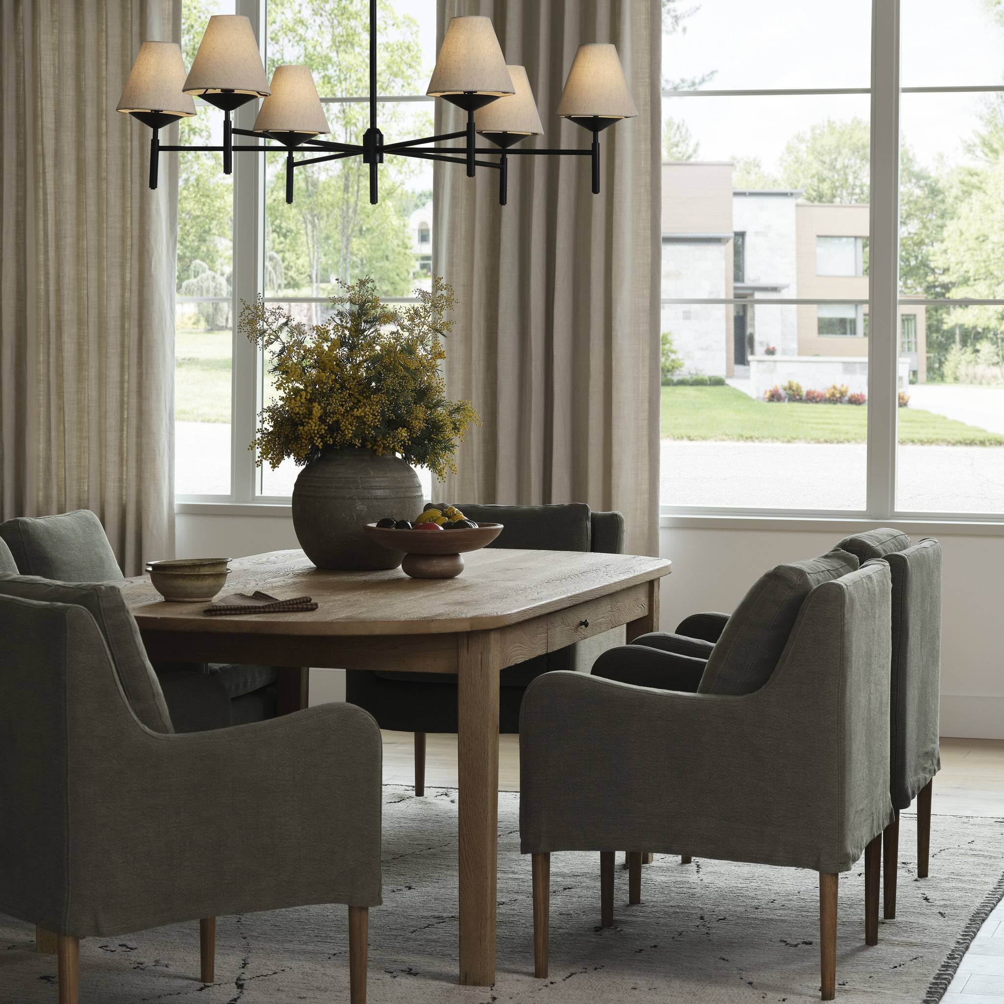 FLOOR MODEL - Aurelia Dining Chair - Broadway Olive FURNITURE - floor model Four Hands