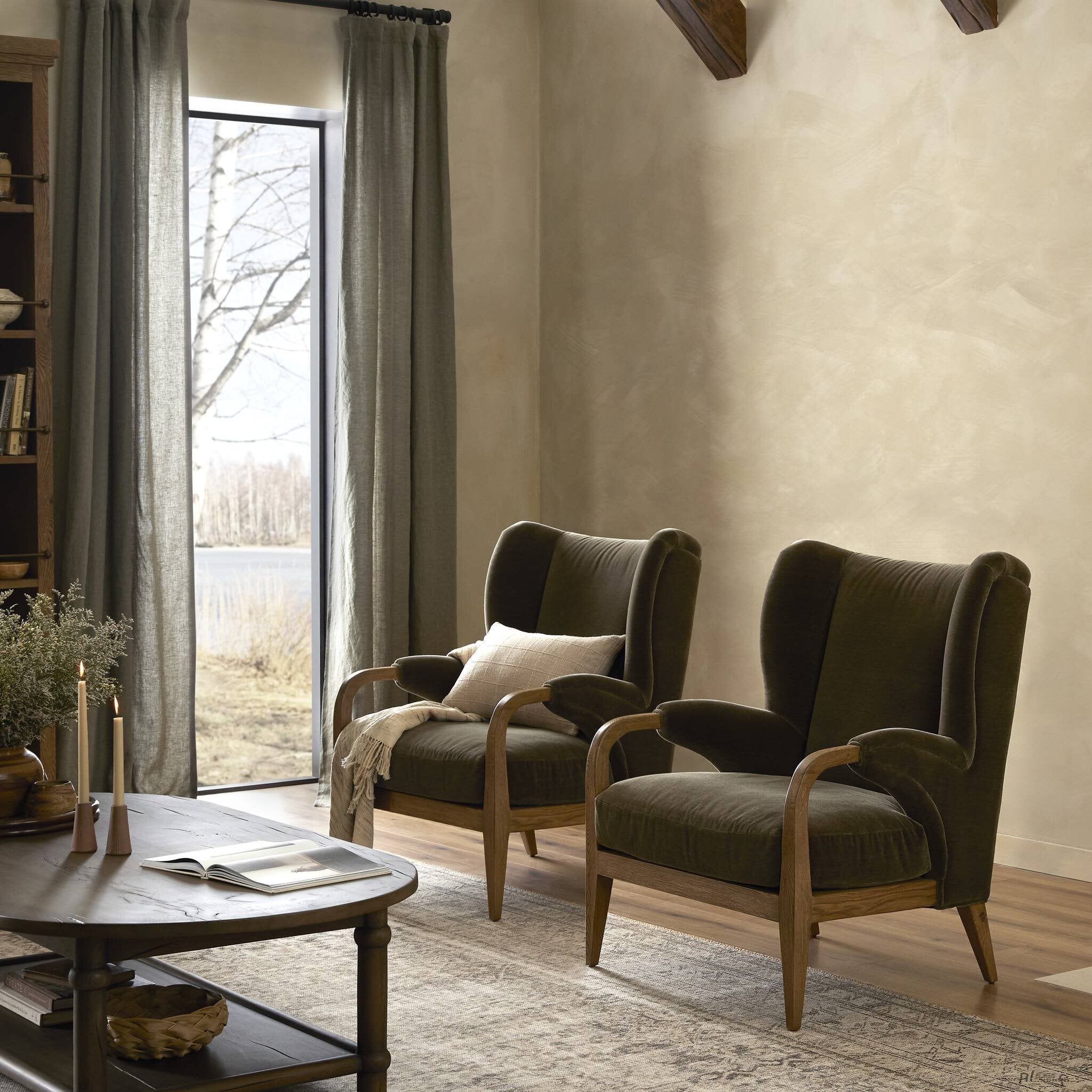 Sedoni Chair - Monte Olive FURNITURE - lounge chair Four Hands
