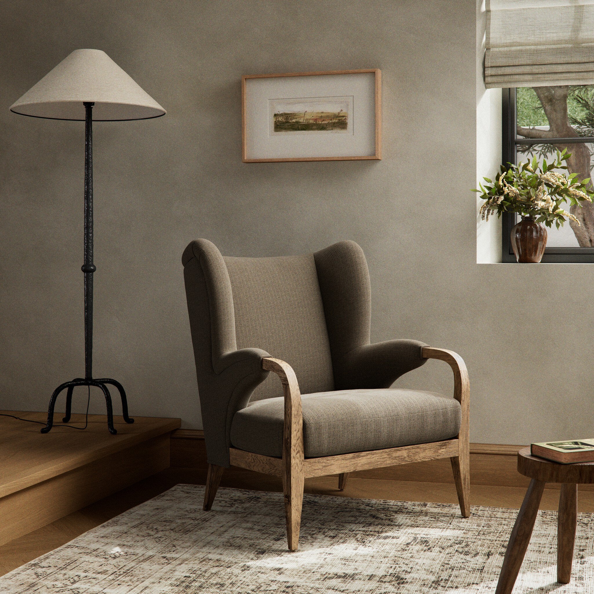 Sedoni Chair - Ambro Stripe FURNITURE - lounge chair Four Hands