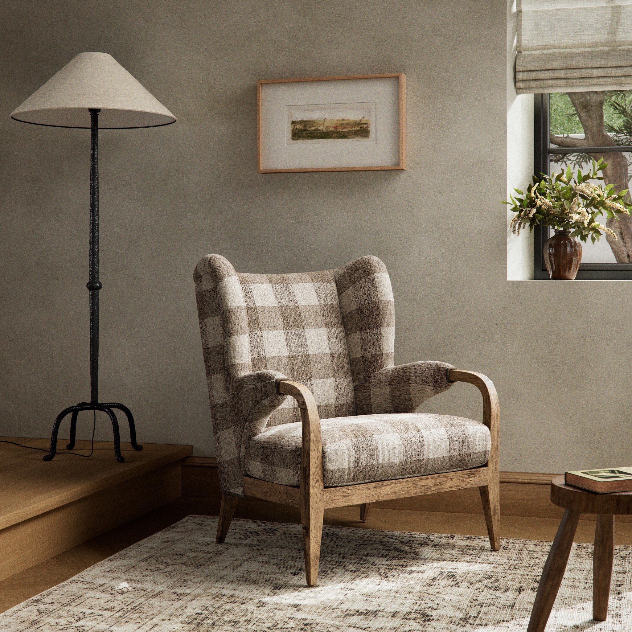 Sedoni Chair - Dresden Pebble FURNITURE - lounge chair Four Hands