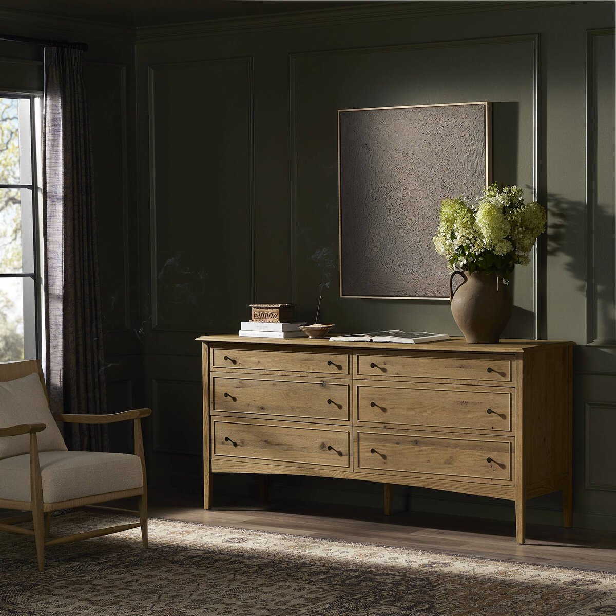 Maggie 6 Drawer Dresser FURNITURE - dresser Four Hands