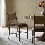 Dining Seat Cushion - Dulane Mahogany 10 - a - FURNITURE - dining chair Four Hands