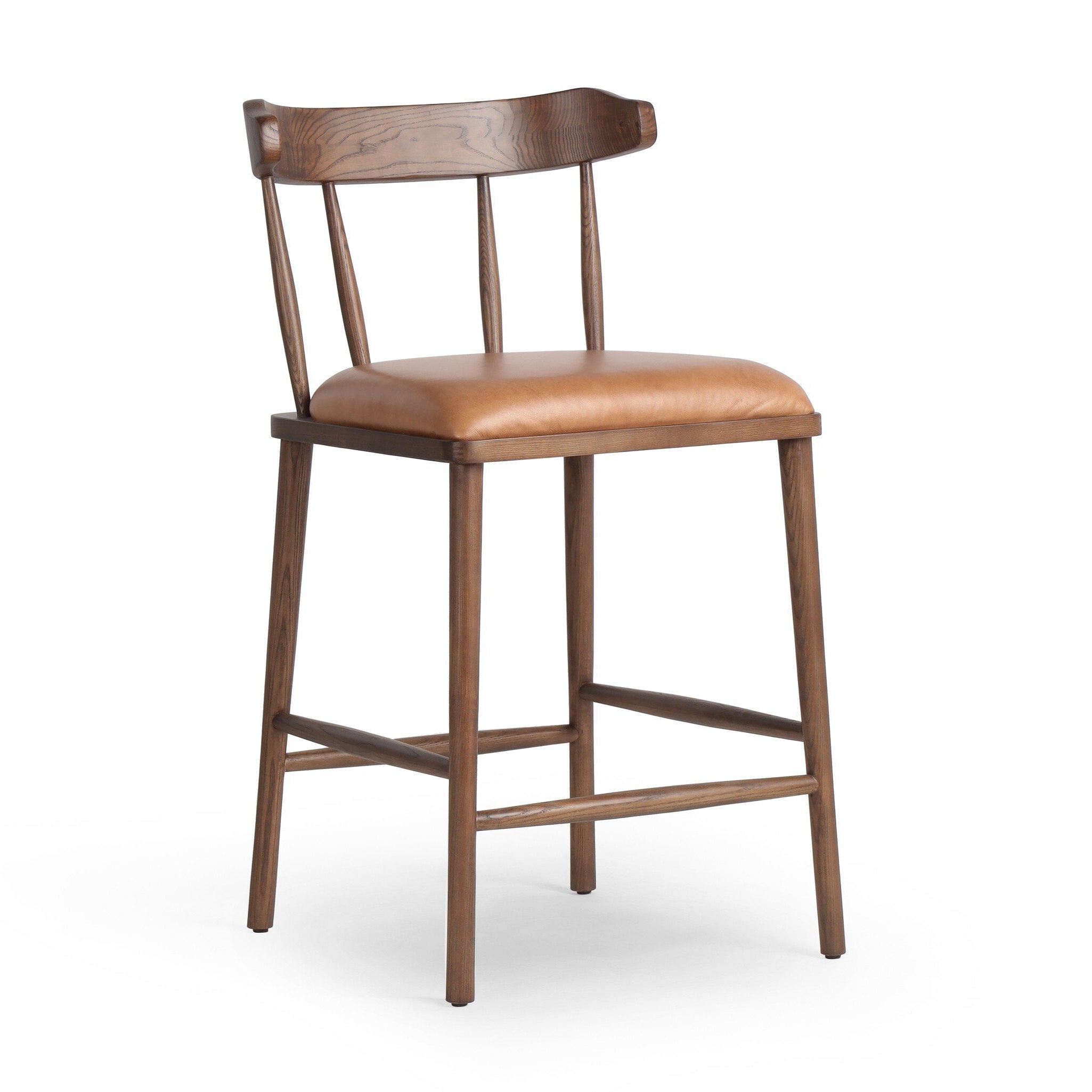 Colter Counter Stool FURNITURE - bar/counter stool Four Hands Chaps Saddle