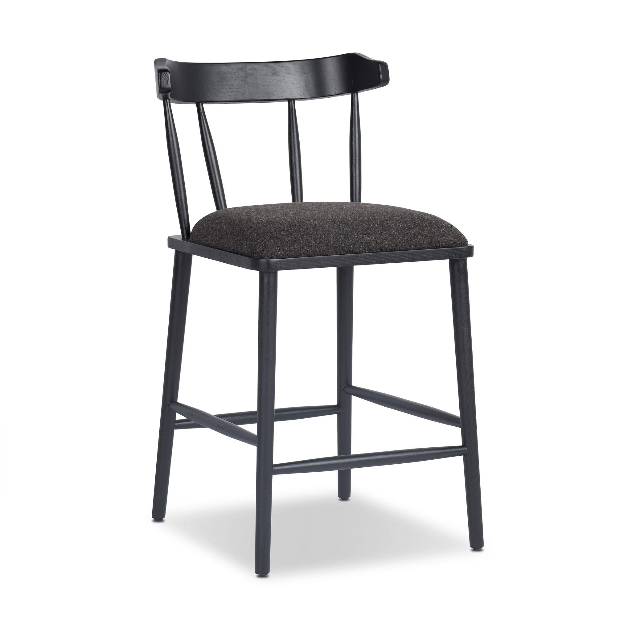 Colter Counter Stool FURNITURE - bar/counter stool Four Hands Antwerp Noir