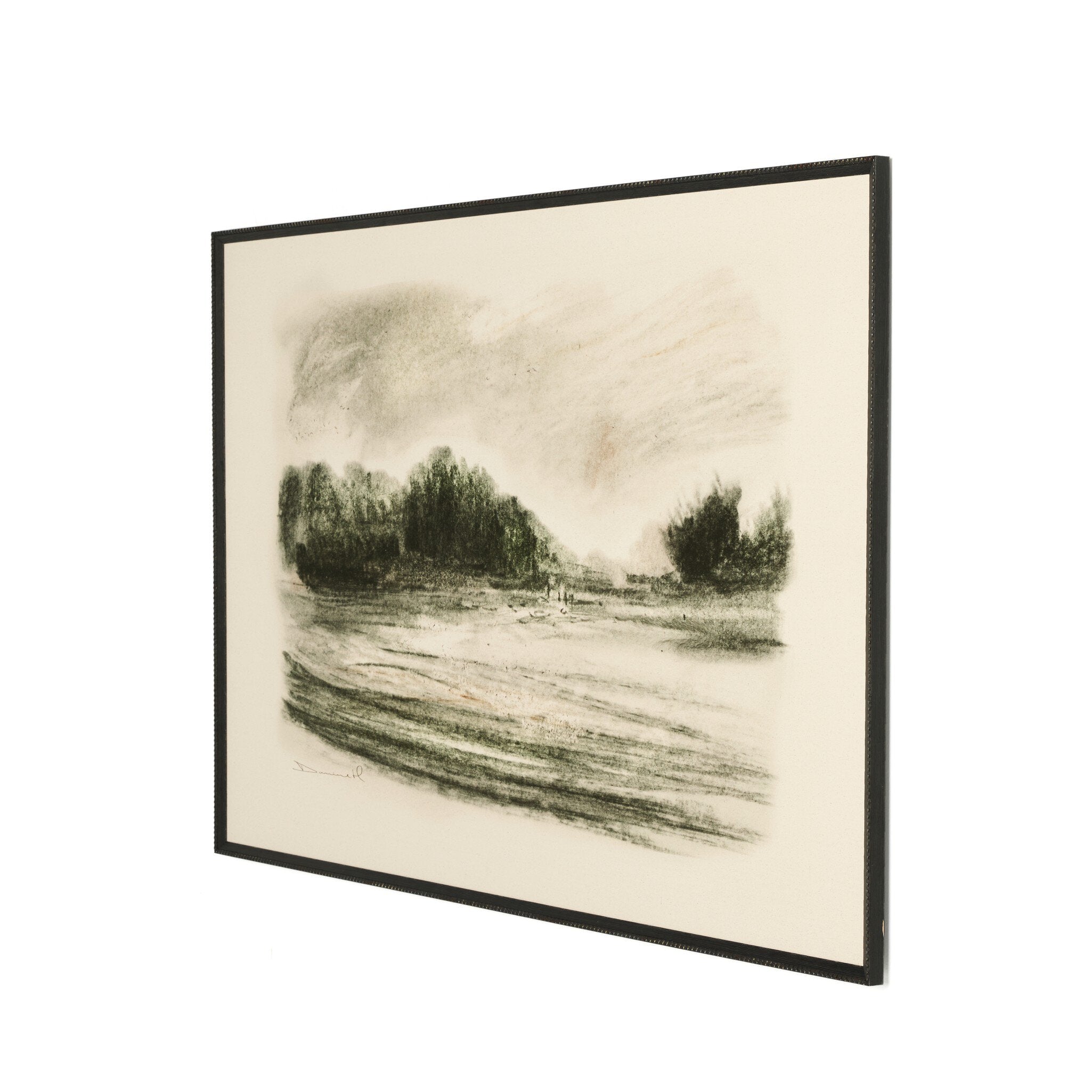 FLOOR MODEL - "Meadow" Framed Canvas ARTWORK - in store Four Hands