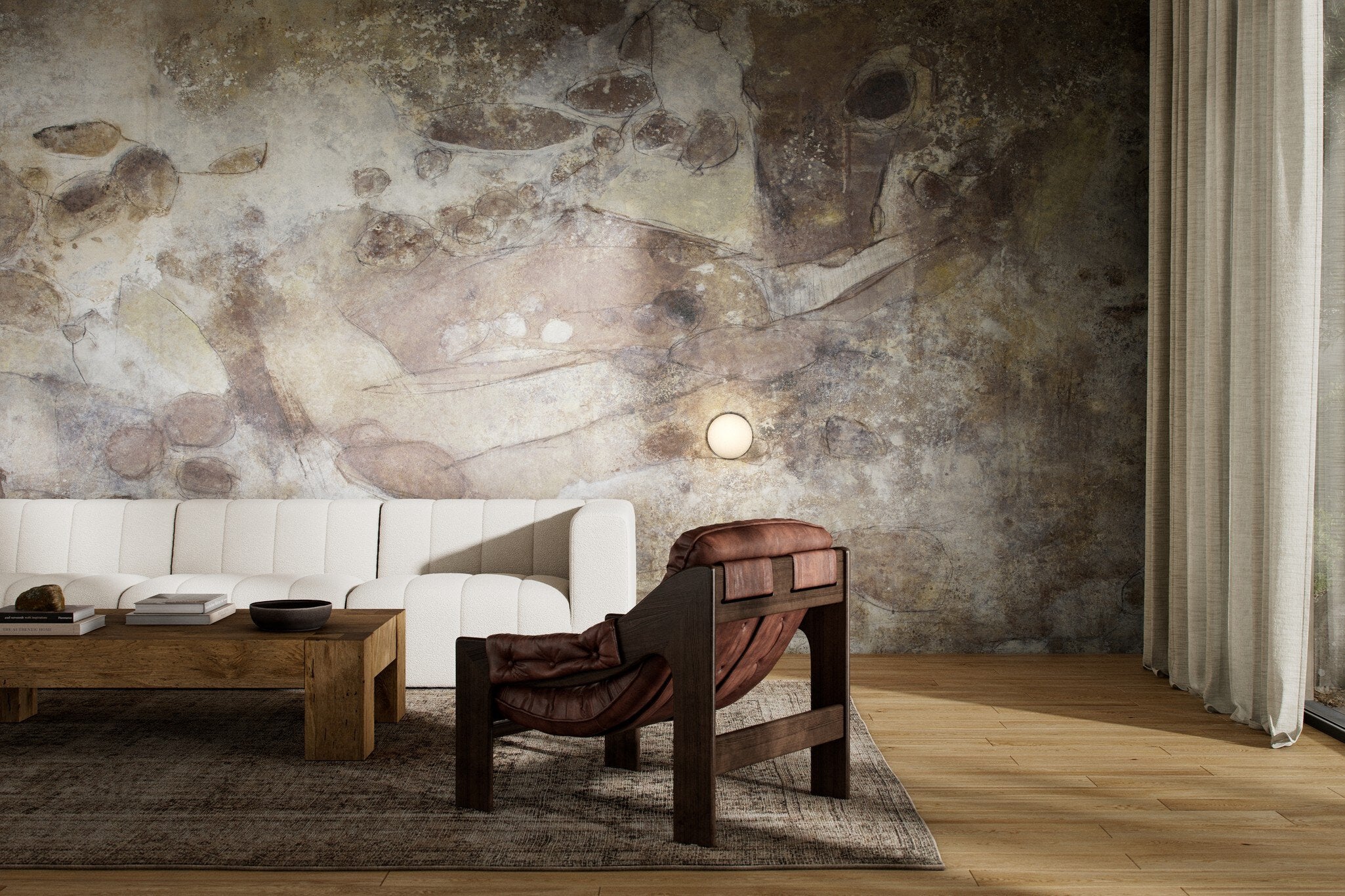 Penumbra II Mural by Matera WALLPAPER - mural Four Hands
