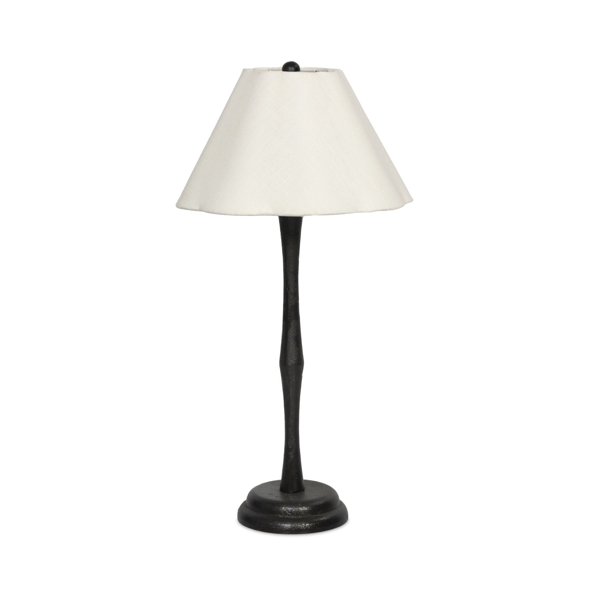 Isabeau Table Lamp LIGHTING - table lamp Four Hands Black Wrought Iron