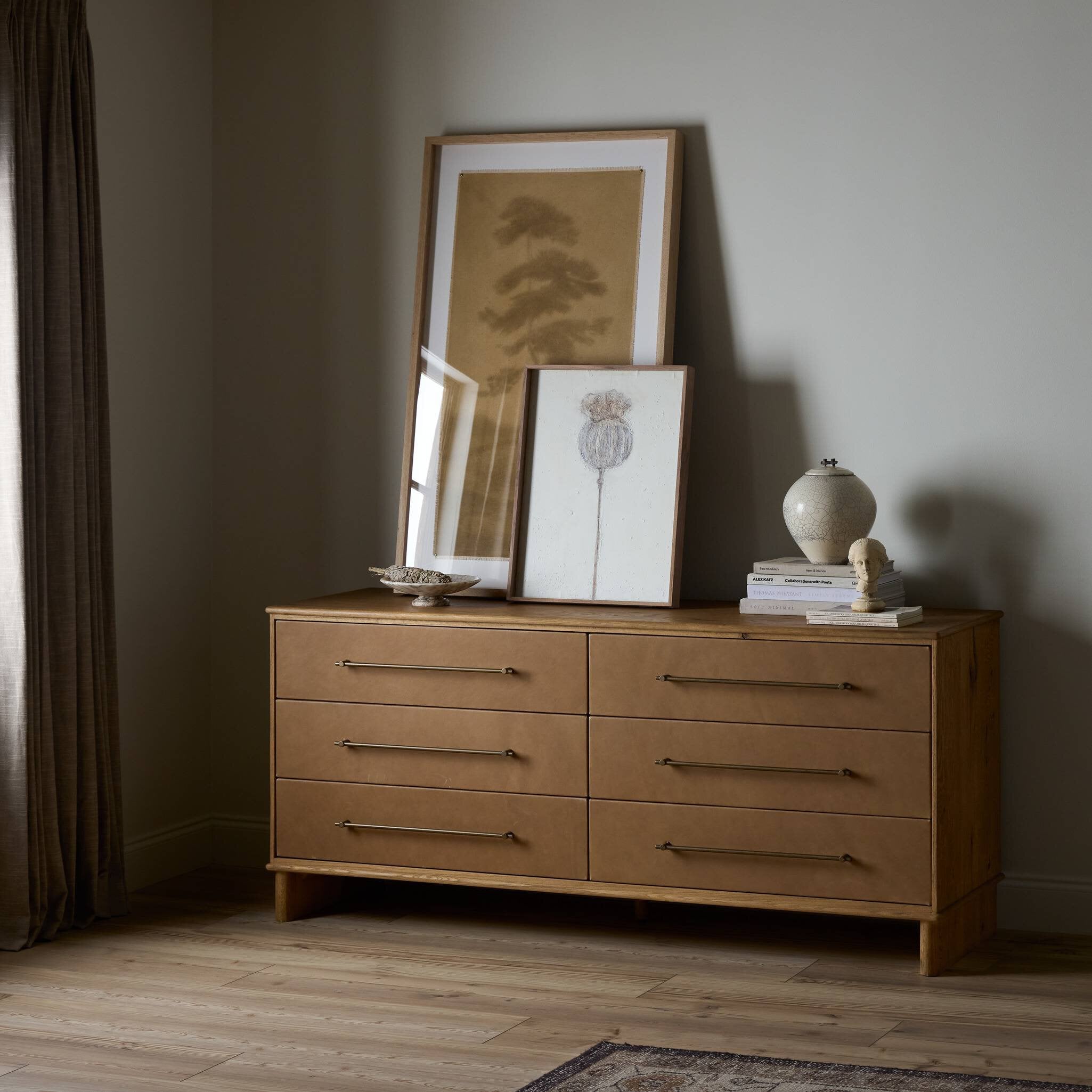 Stella 6 Drawer Dresser FURNITURE - dresser Four Hands