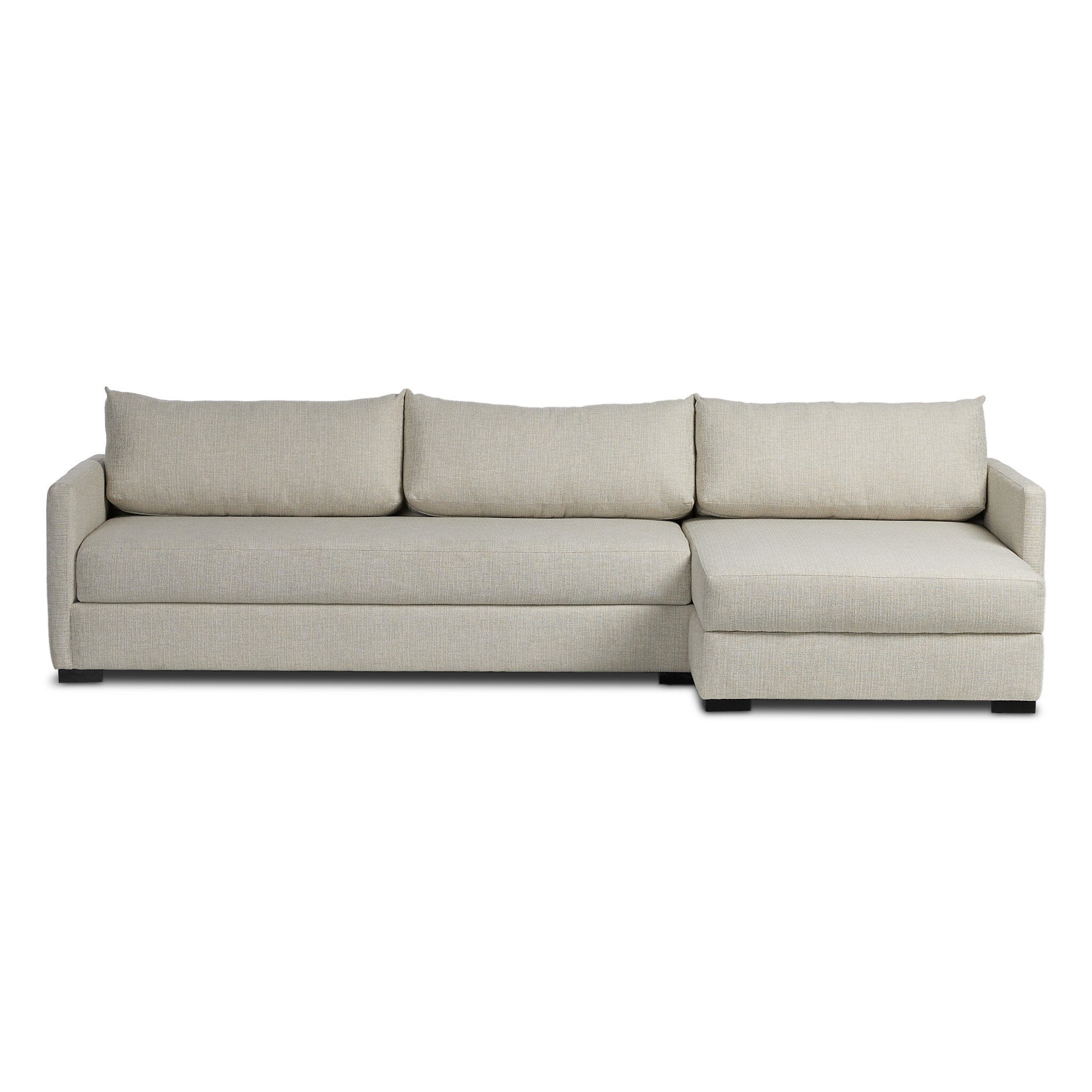 Wickham 2-Piece Sleeper Sectional FURNITURE - sectionals Four Hands Right Chaise
