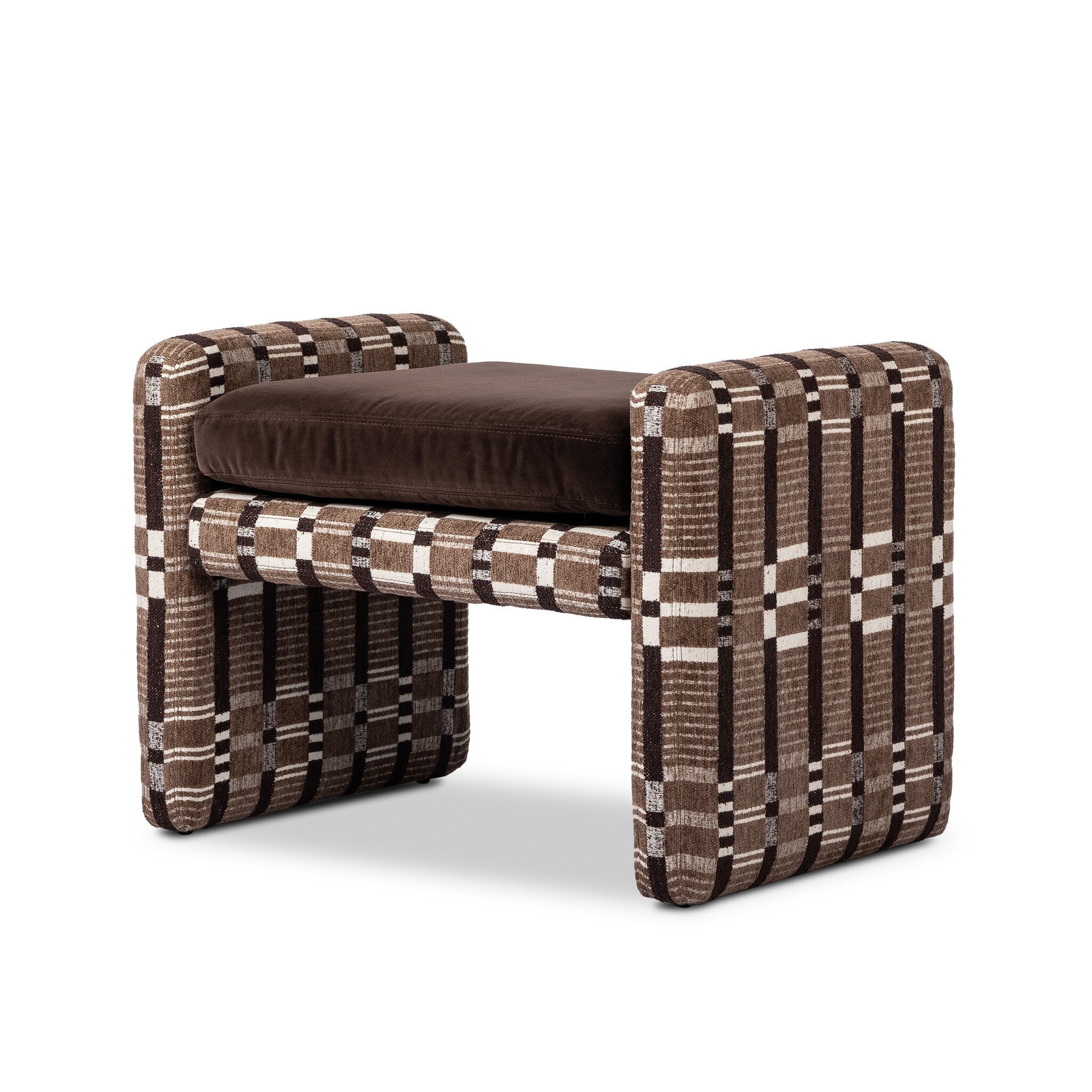 Serena Ottoman FURNITURE - ottoman Four Hands