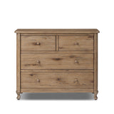 Pika Chest FURNITURE - dresser Four Hands Weathered Oak Veneer