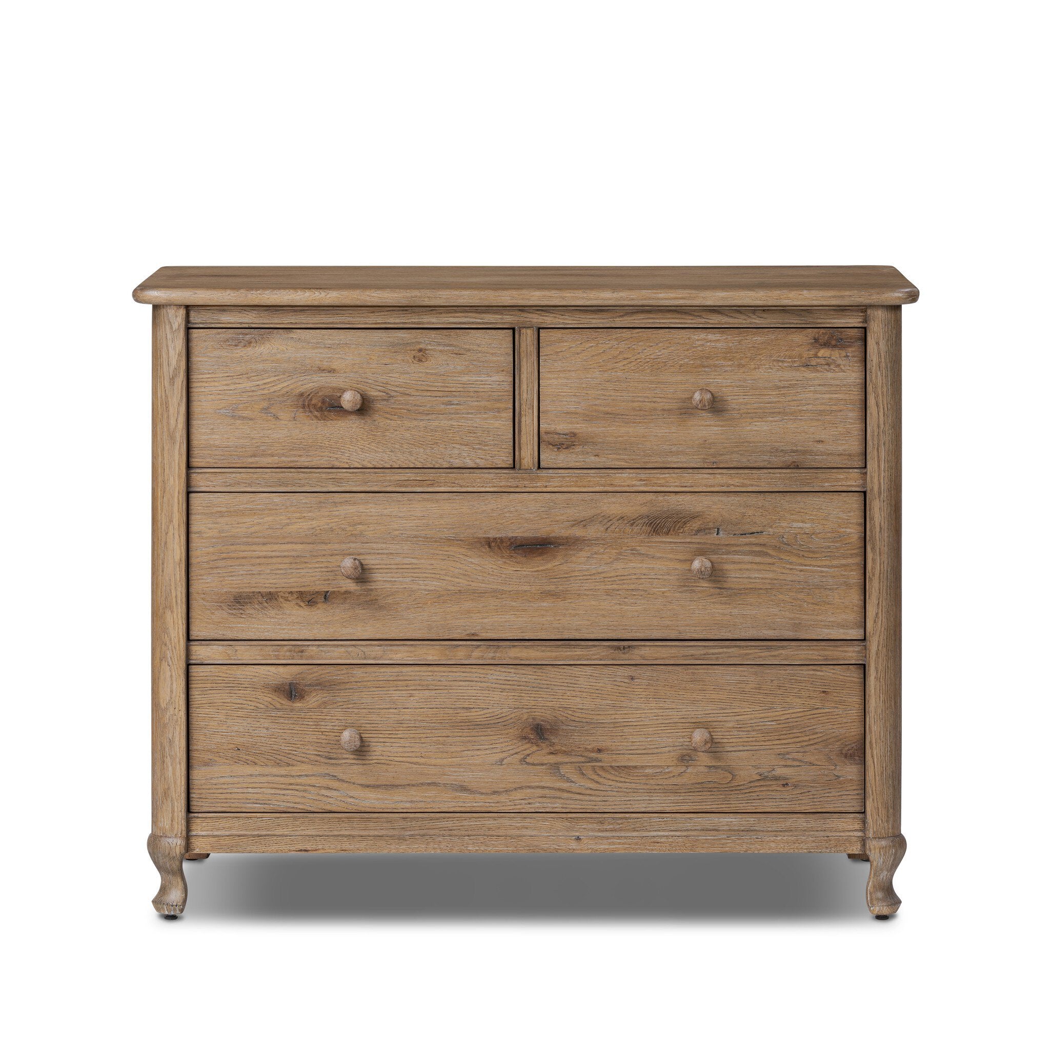 Pika Chest FURNITURE - dresser Four Hands Weathered Oak Veneer