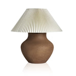 Parma Table Lamp LIGHITING - table lamp Four Hands Textured Dark Sand Porcelain