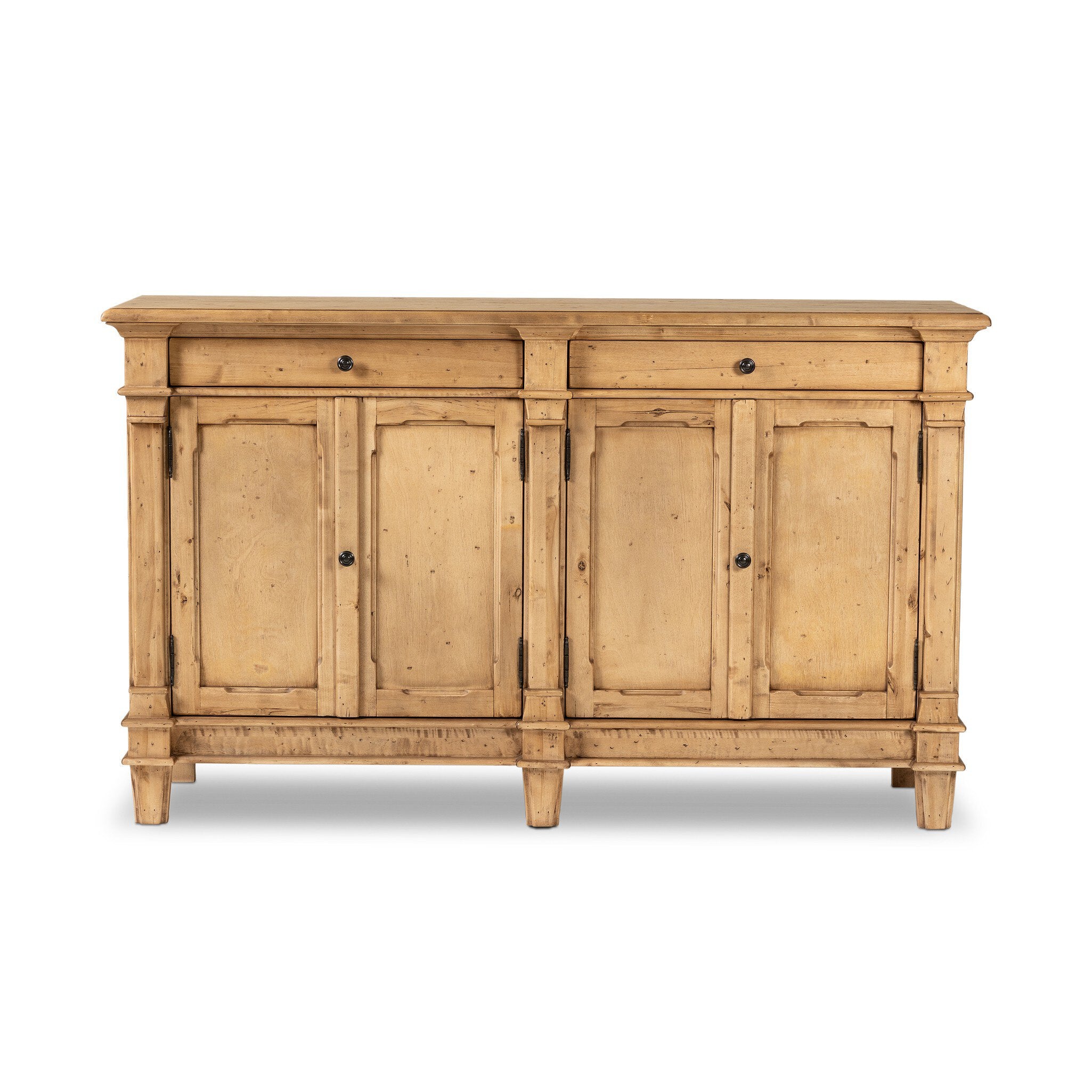 Marjorie 4 Door Sideboard FURNITURE - sideboard Four Hands Bleached Birch