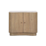 Boa Nightstand FURNITURE - nightstand Four Hands Cream Marble