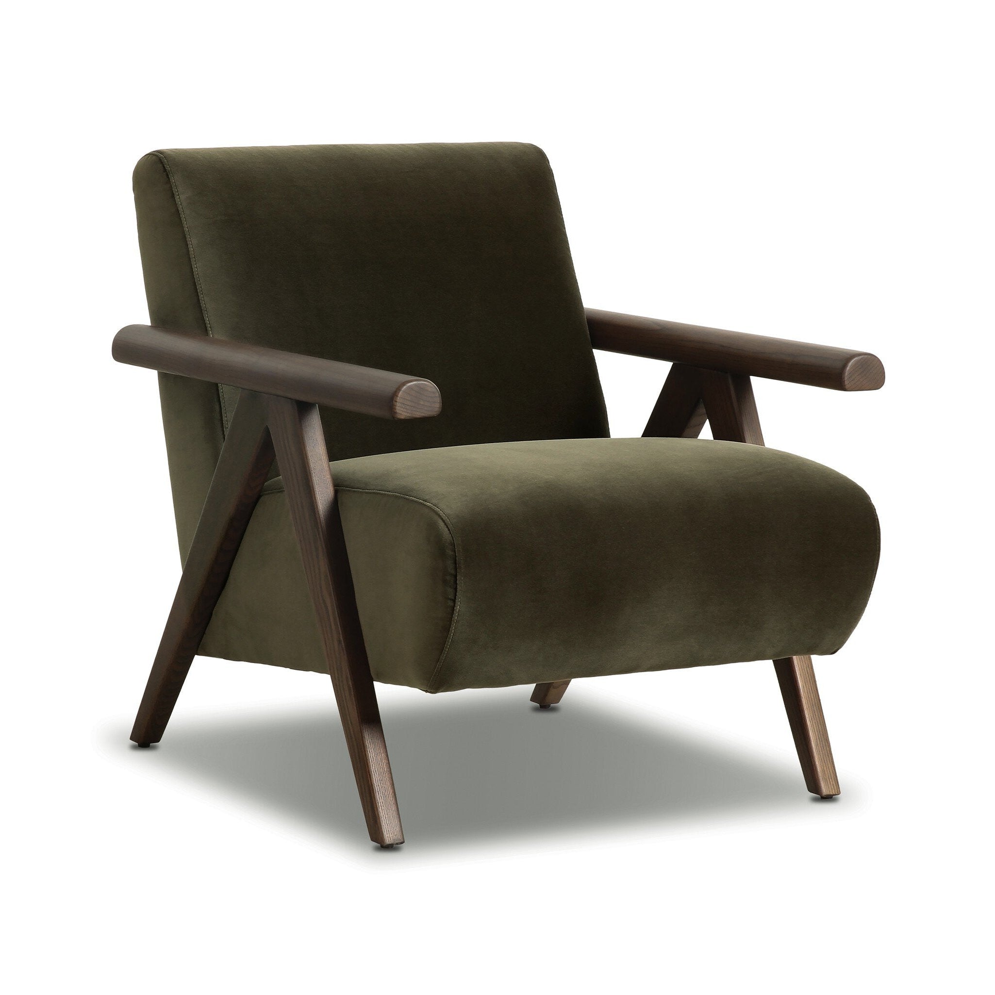 Penn Chair FURNITURE - chairs Four Hands Surrey Olive