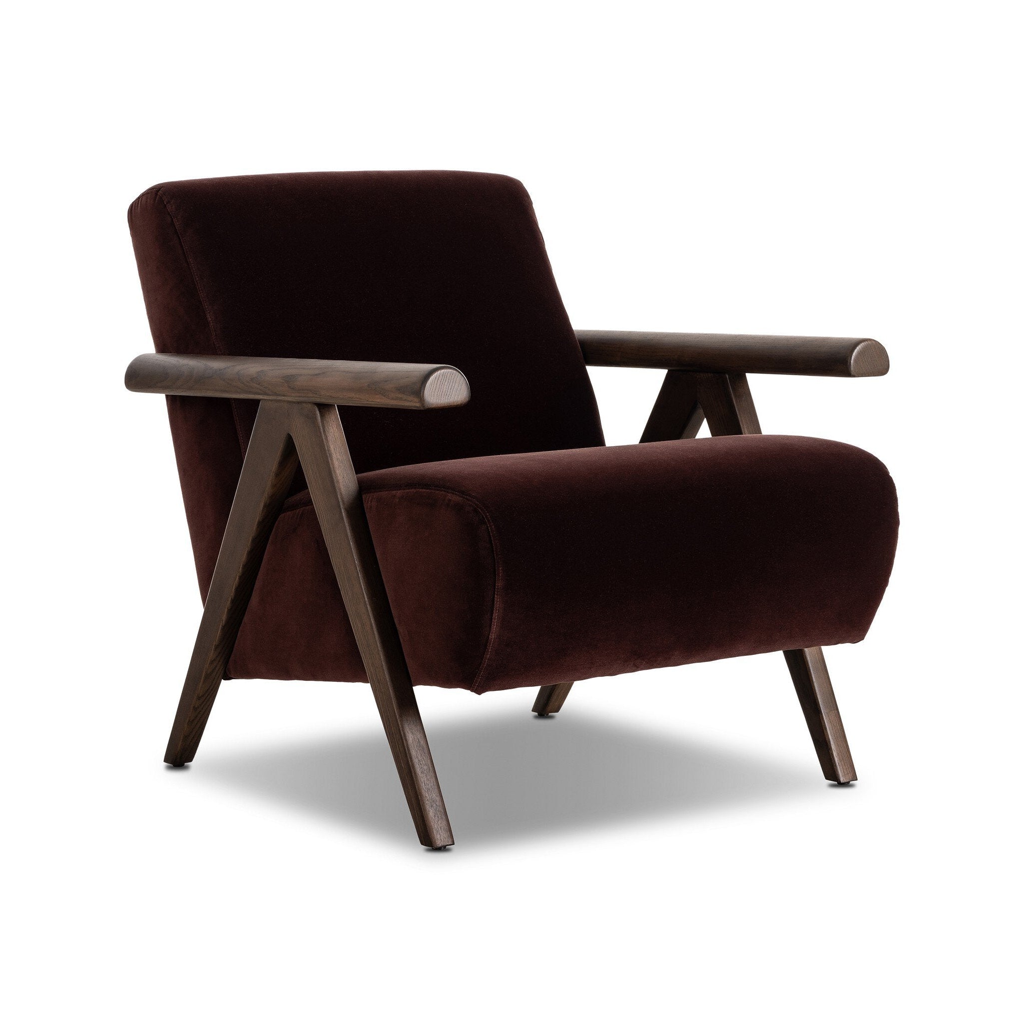 Penn Chair FURNITURE - chairs Four Hands Surrey Plum