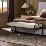 Leona Accent Bench FURNITURE - benches Four Hands