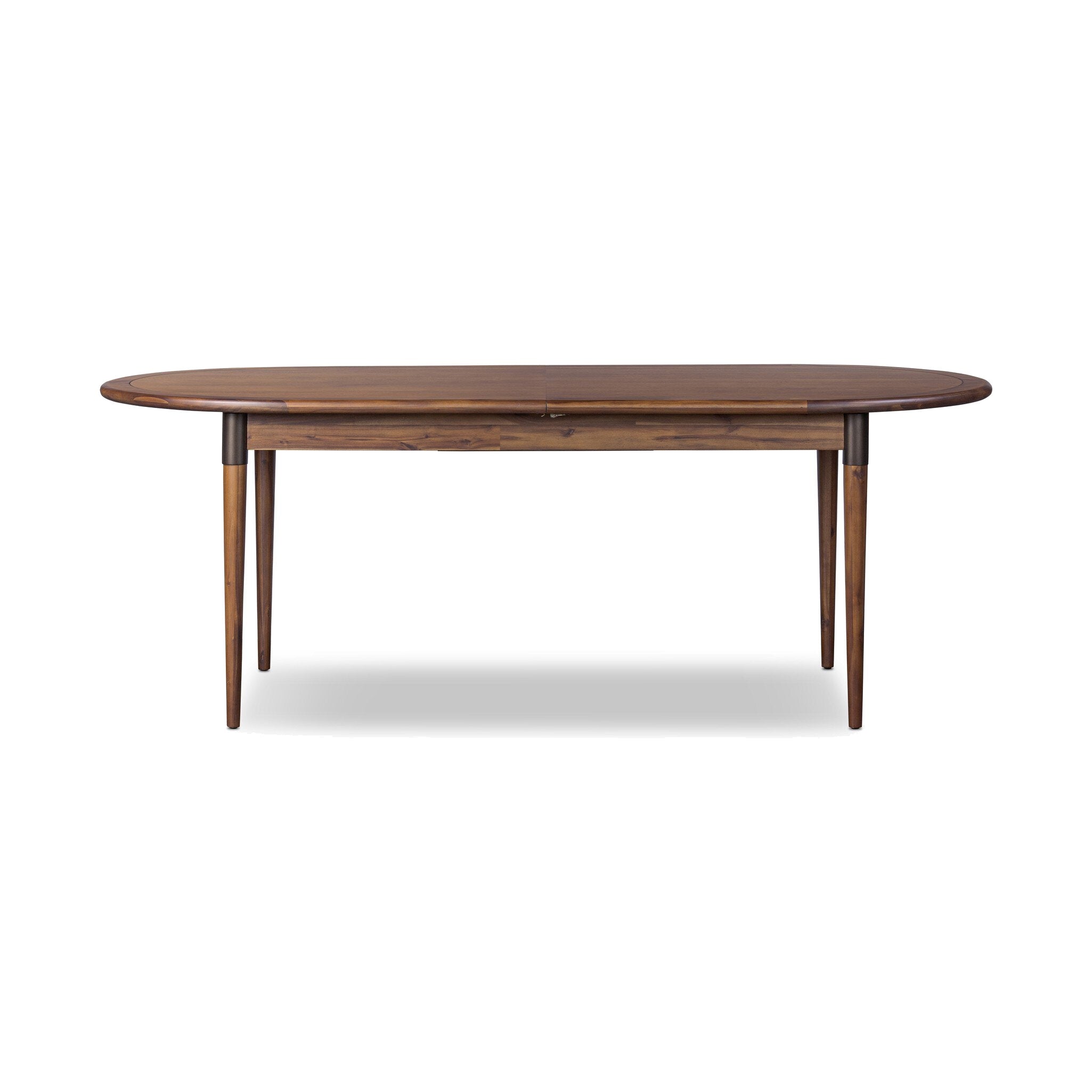 Harper Oval Extension Dining Table FURNITURE - dining table Four Hands Toasted Walnut