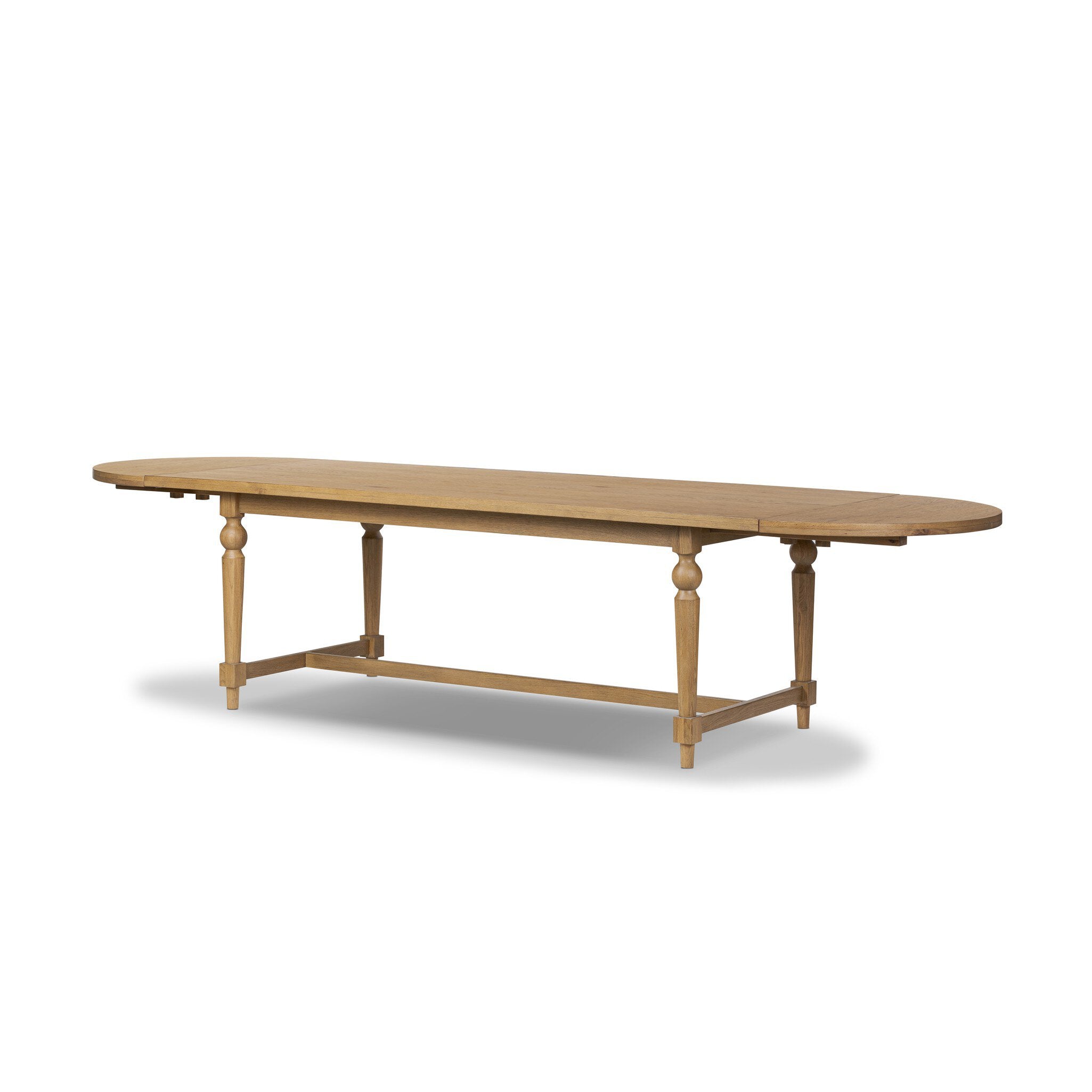 Blinn Oval Leaf Extension Dining Table FURNITURE - dining table Four Hands