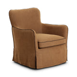 Devon Slipcover Swivel Chair